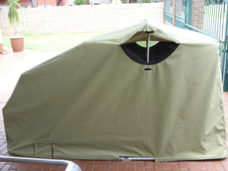 Protective cover for custom-built item